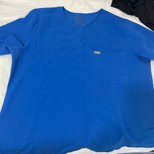 one pocket scrub top